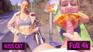 Public Agent Pickup 18 Babe for Pizza / Outdoor Sex and Sloppy Blowjob 4k / 吻猫